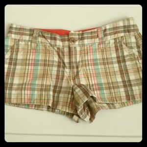 Maurices Plaid shorts